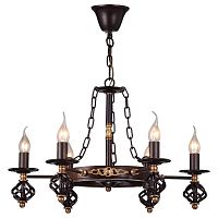 подвесная люстра arte lamp cartwheel a4550lm-6ck в Сочи