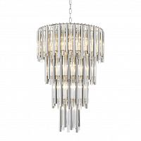 люстра gigi 13 nickel от delight collection прозрачная/никель в Сочи