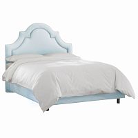 кровать двуспальная 180х200 голубая kennedy french blue в Сочи