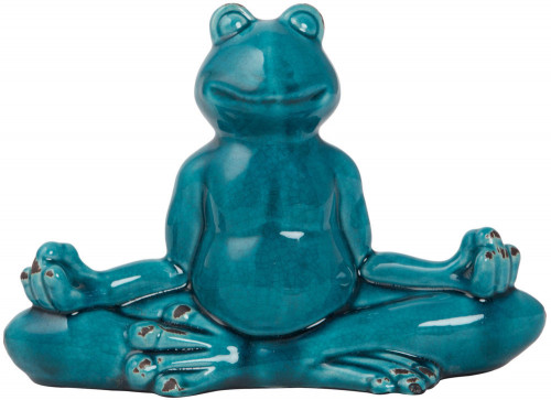 декор frog blue meditation в Сочи