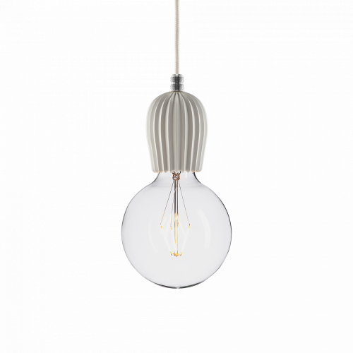 подвесной светильник beton rib white aluminum в Сочи