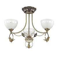 потолочная люстра lumion horas 3403/3с белая в Сочи