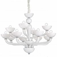 люстра дизайнерская ideal lux casanova белая, хром в Сочи