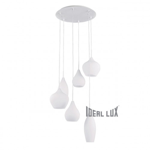 подвесная люстра ideal lux soft sp6 bianco в Сочи