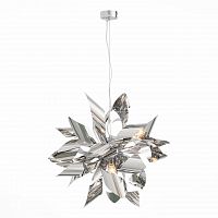 дизайнерская подвесная люстра st luce spiraglio sl453.103.06 хром в Сочи