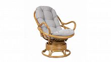 кресло-качалка swivel rocker коричневый в Сочи