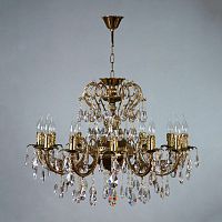 подвесная люстра ambiente alicante 8888/12 pb tear drop бронза в Сочи