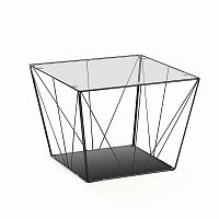 столик журнальный tilo 60x60 см стеклянный верх и низ от la forma (ex julia grup) в Сочи