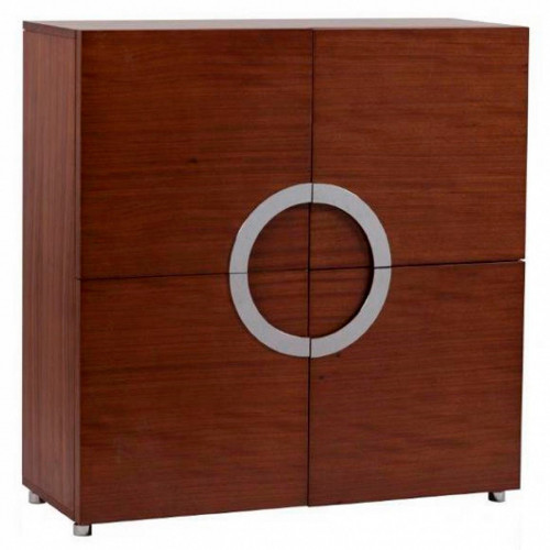 комод lotus walnut коричневый в Сочи