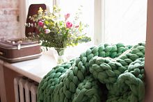 плед нежность зелёный малый в Сочи