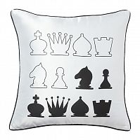 подушка с шахматами chess white в Сочи