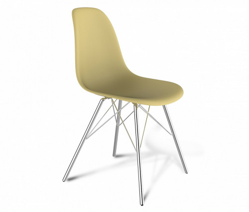 стул dsr бежевый s37 (eames style) в Сочи