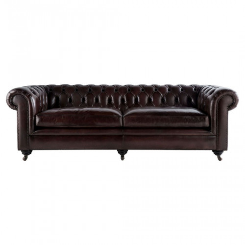 диван chesterfield lounge прямой темно-коричневый в Сочи