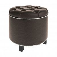 пуф круглый modena brown коричневый в Сочи