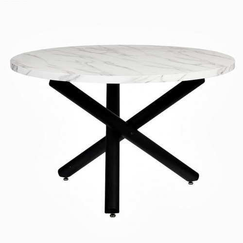 стол обеденный круглый d120х76 черный в Сочи