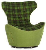 кресло green grid jeans зеленое в Сочи