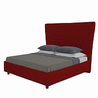 кровать двуспальная 180х200 красная из велюра quicksand в Сочи