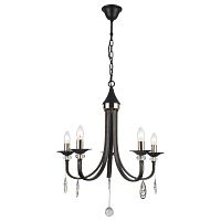 подвесная люстра arte lamp dallas a8540lm-5bk черная в Сочи