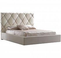 кровать двуспальная 160х200 бежевая kalibry в Сочи