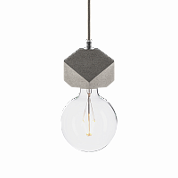 подвесной светильник beton makt gray brass в Сочи