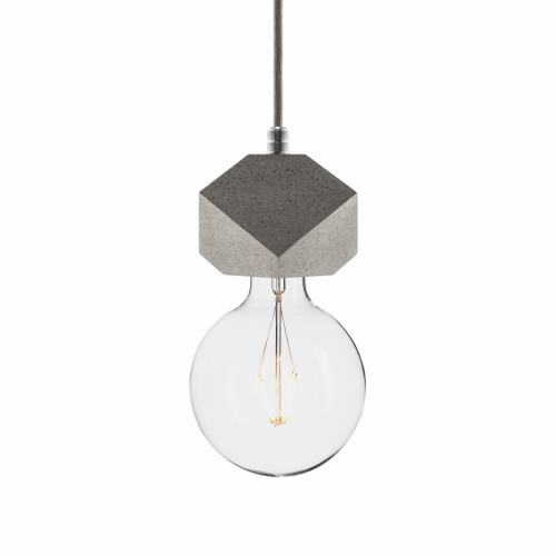 подвесной светильник beton makt gray brass в Сочи