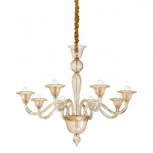 подвесная люстра ideal lux brigitta sp8 ambra в Сочи