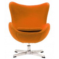 детское кресло egg chair оранжевое в Сочи