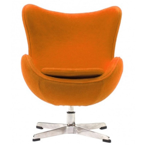 детское кресло egg chair оранжевое в Сочи