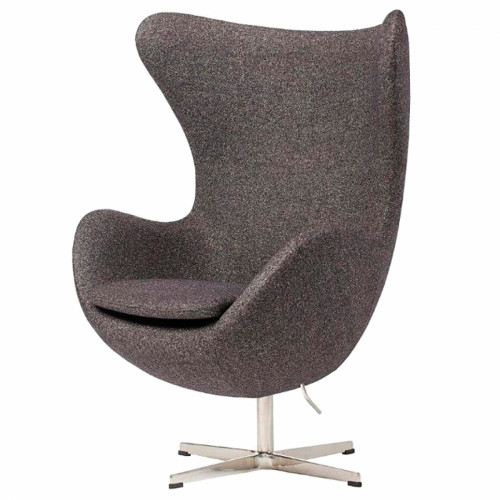 кресло egg chair серое в Сочи