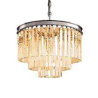 подвесной светильник odeon 6 chrome/amber от delight collection в Сочи