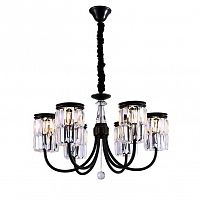подвесная люстра newport 31106/c black+gold в Сочи