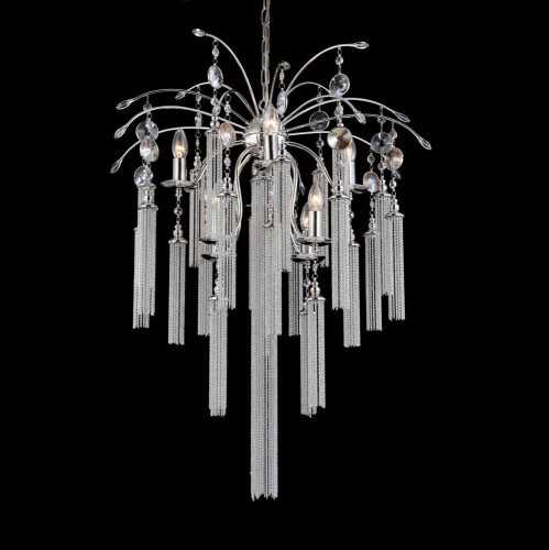 подвесная люстра crystal lux ethno sp8 хром в Сочи