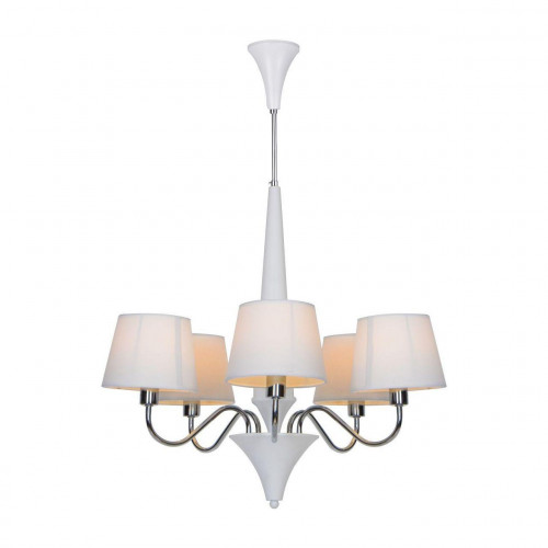 подвесная люстра arte lamp a1528lm-5wh белая в Сочи