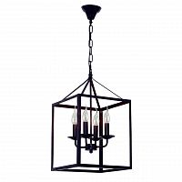 дизайнерская подвесная люстра spot light cage 9810404 черная в Сочи