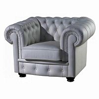 кресло честерфилд (chesterfield) серое р в Сочи