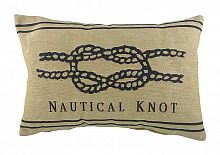 подушка с морским узлом nautical knot natural в Сочи