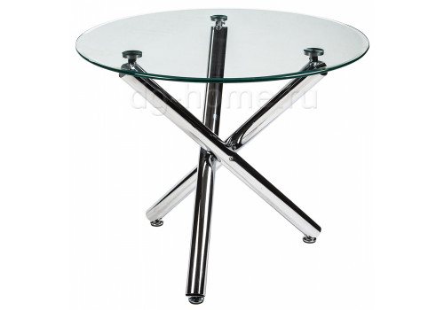 стол стеклянный kira хром в Сочи
