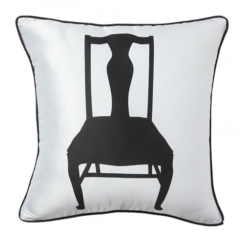 подушка с изображением стула chair white в Сочи