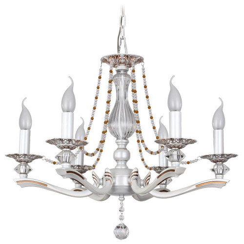 подвесная люстра idlamp eloisa 259/6-whiteplatina в Сочи