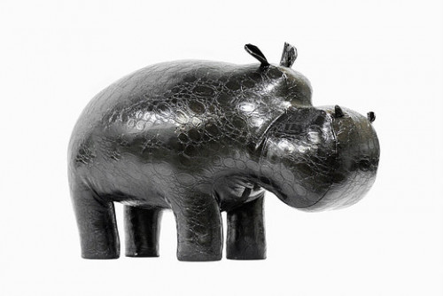 банкетка пуф бегемот мини темно-серый в Сочи