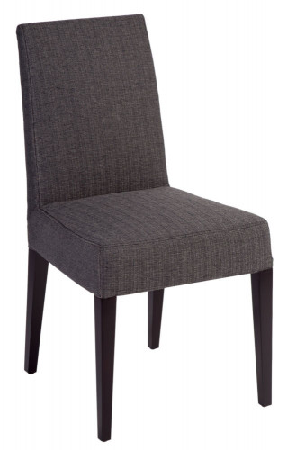 стул aylso dining chair кожа тёмно-серая в Сочи