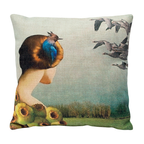 декоративная подушка «перелетные птицы» в Сочи