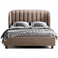 кровать двуспальная 180х200 бежево-розовая tulip в Сочи