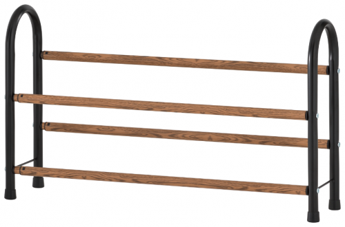 unistor broadway двухярусная этажерка для обуви раздвижная, 2-х ярусная полка подставка для обуви напольная в Сочи