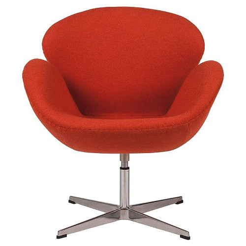 кресло swan chair красное в Сочи