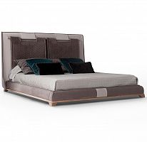 кровать двуспальная 180х200 серая tecni nova wood в Сочи