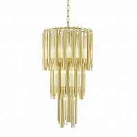 люстра gigi 7 gold от delight collection прозрачная/золото в Сочи