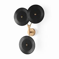 настенный светильник branching discs чёрный в Сочи