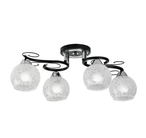 потолочная люстра idlamp carmela 234/4pf-blackchrome в Сочи