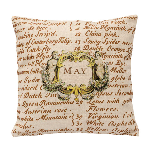 декоративная подушка«12 месяцев цветения», версия май в Сочи
